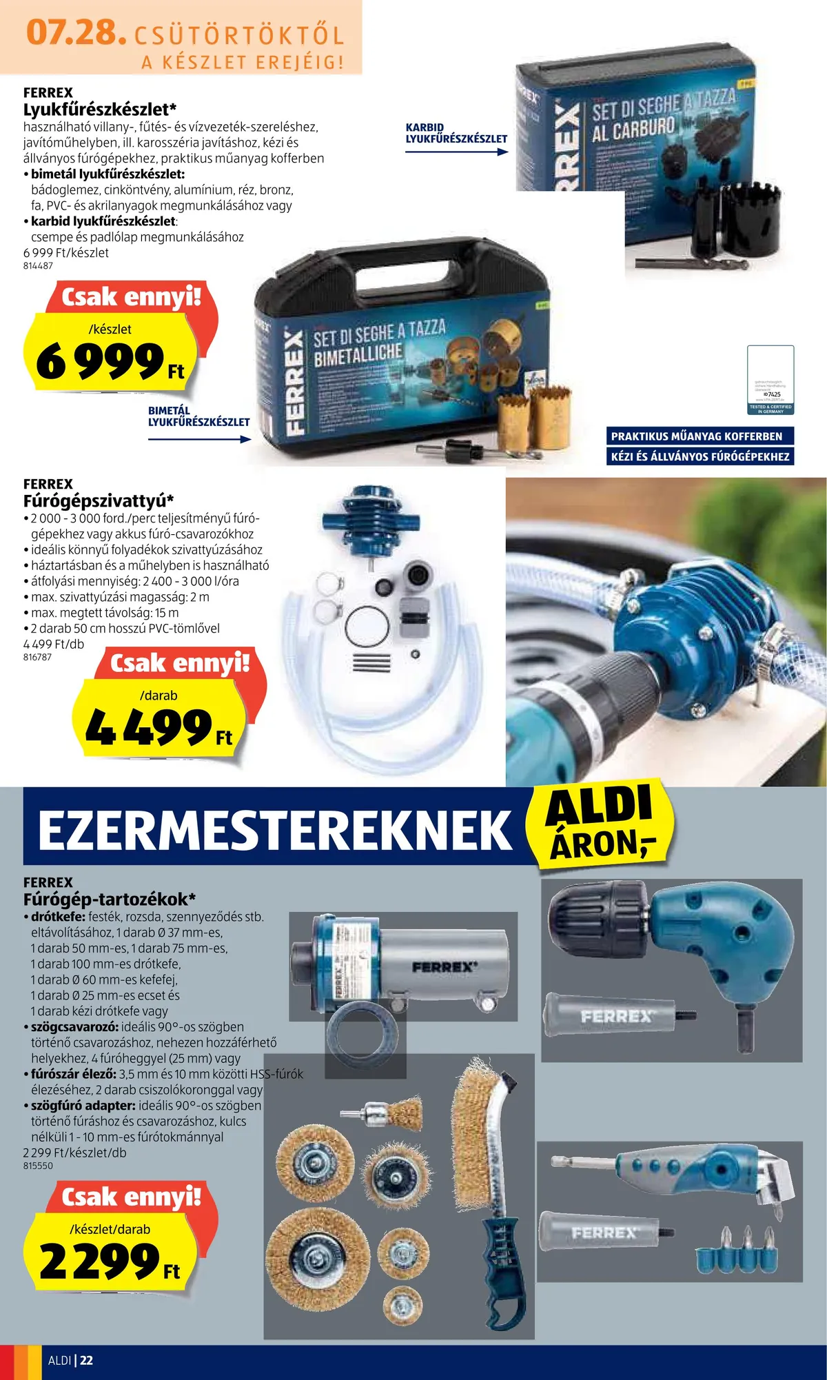 Aldi akciós újság 07.28–08.03 – 22. oldal