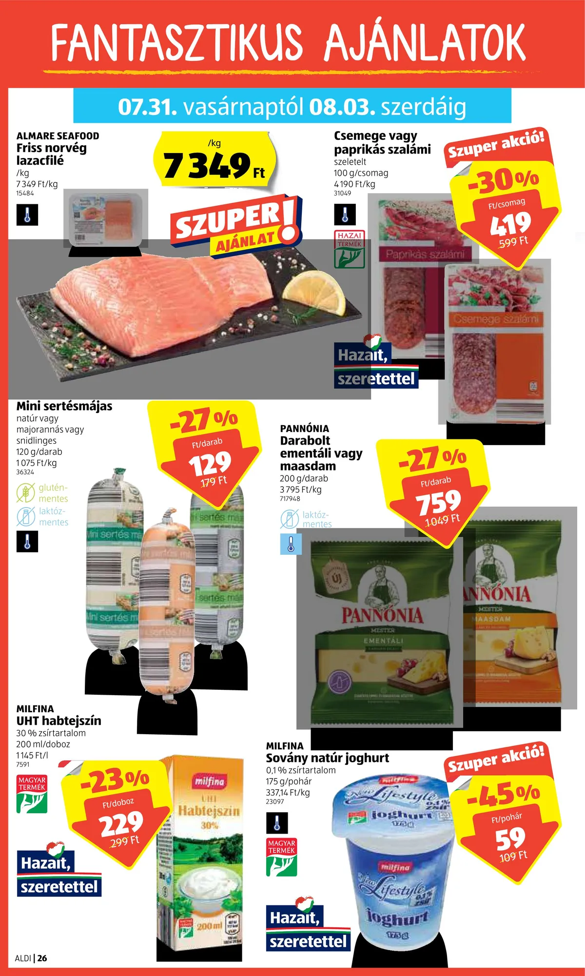 Aldi akciós újság 07.28–08.03 – 26. oldal