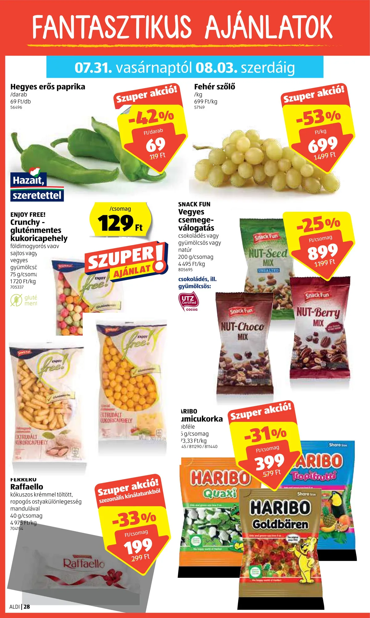 Aldi akciós újság 07.28–08.03 – 28. oldal