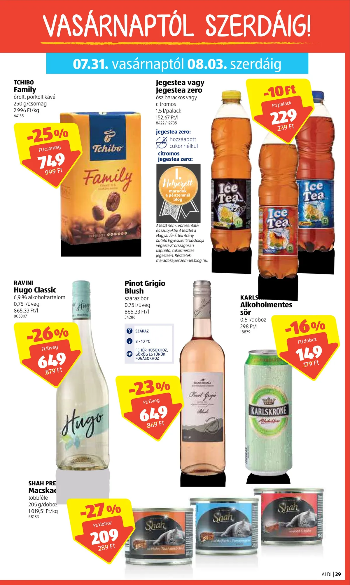 Aldi akciós újság 07.28–08.03 – 29. oldal