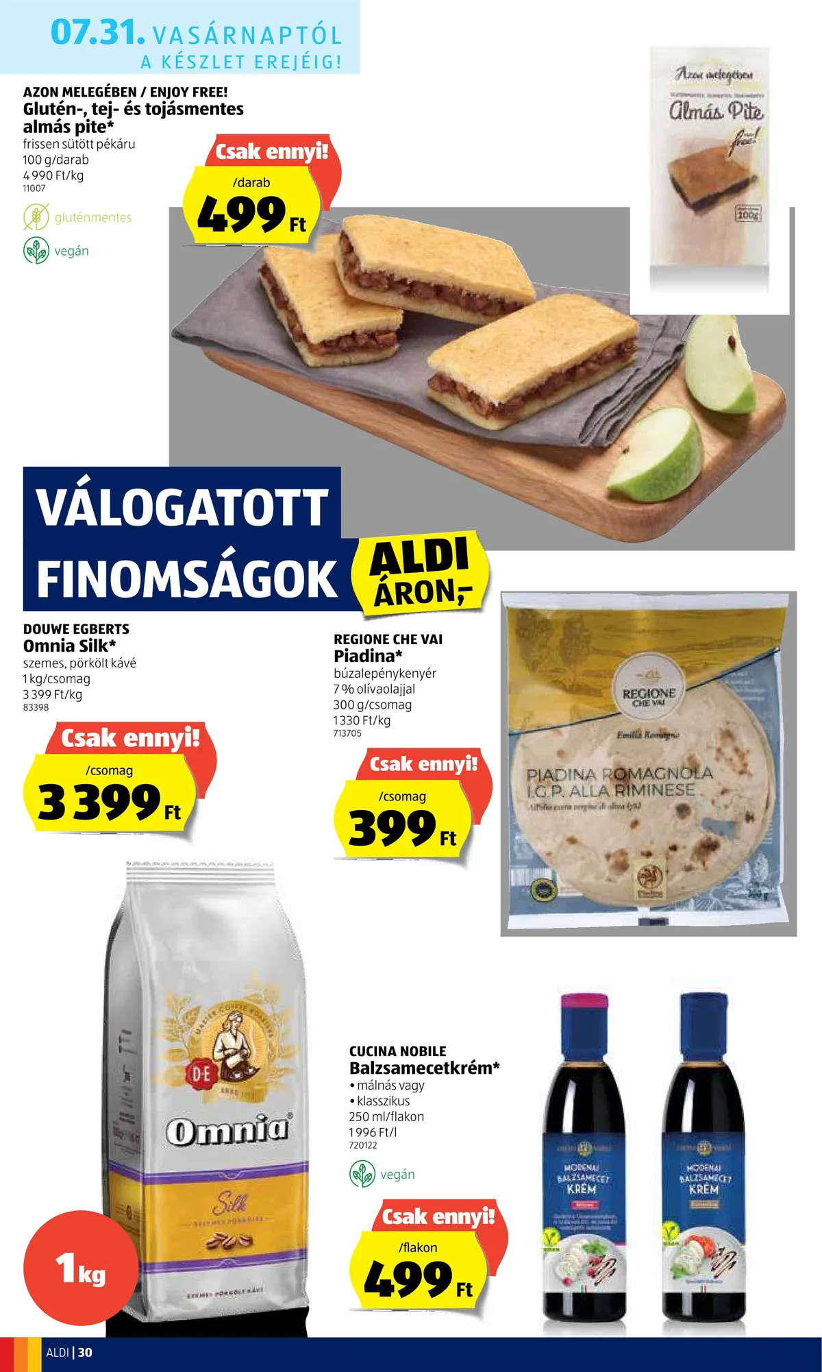Aldi akciós újság 07.28–08.03 – 30. oldal