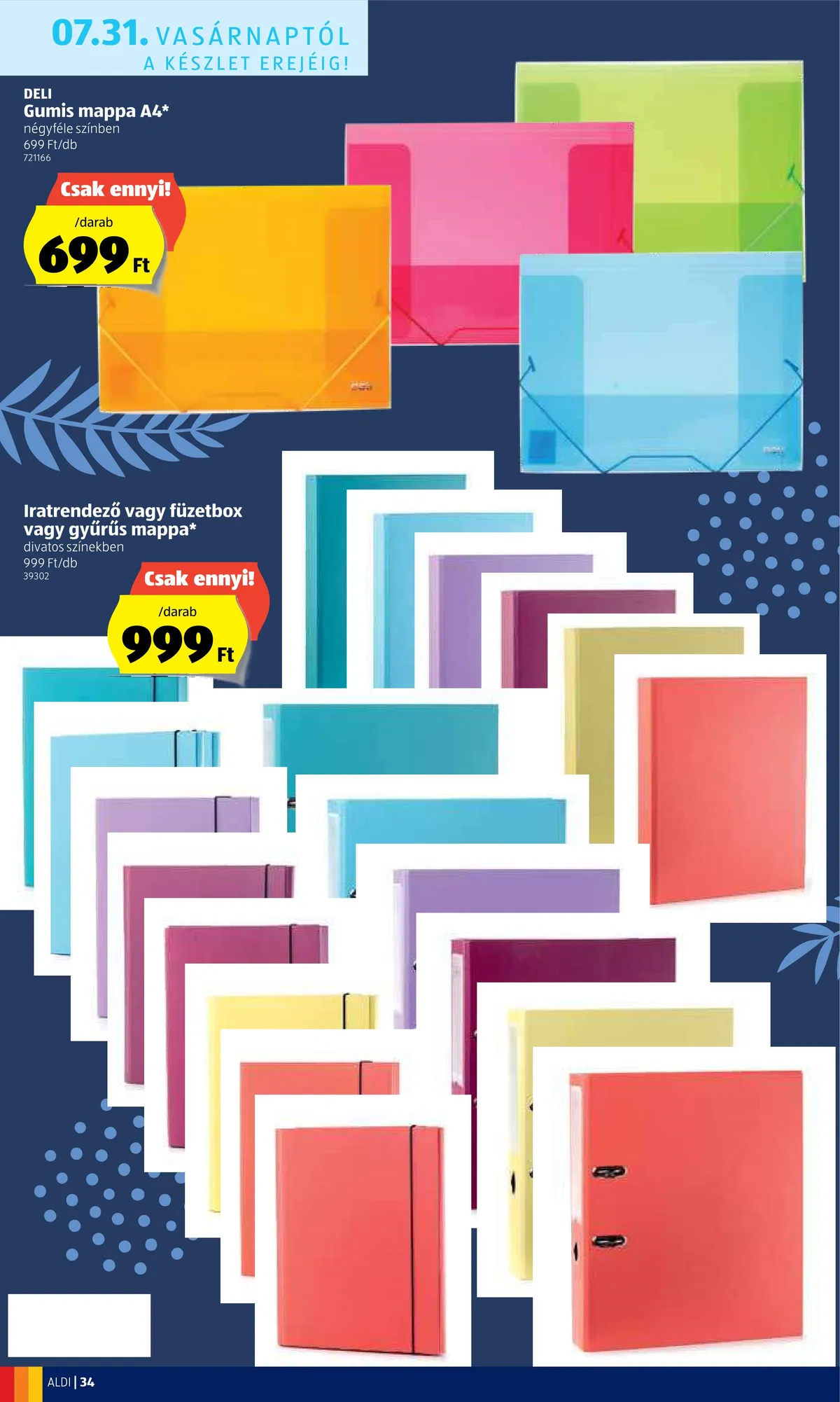 Aldi akciós újság 07.28–08.03 – 34. oldal