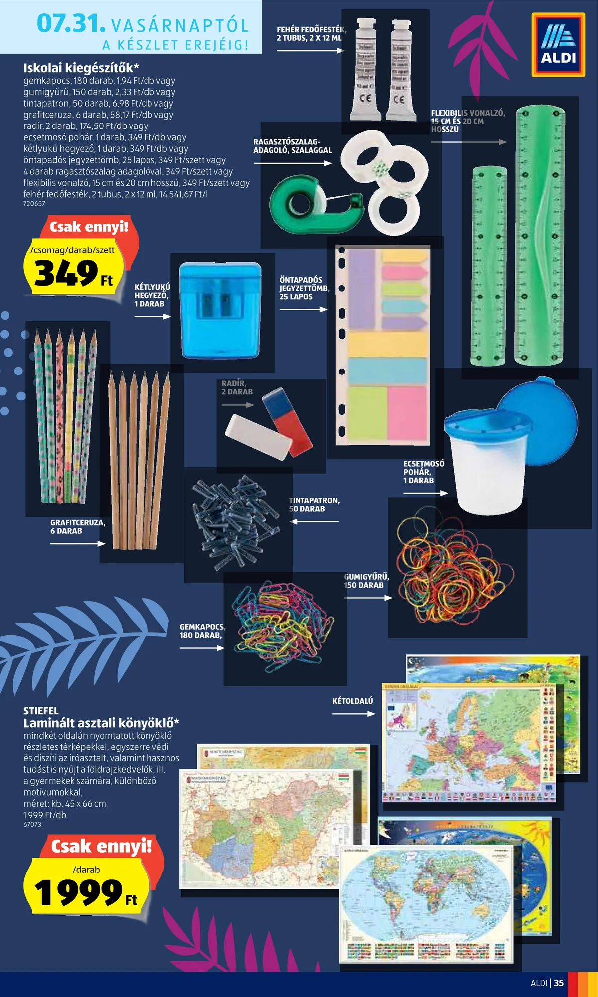 Aldi akciós újság 07.28–08.03 – 35. oldal