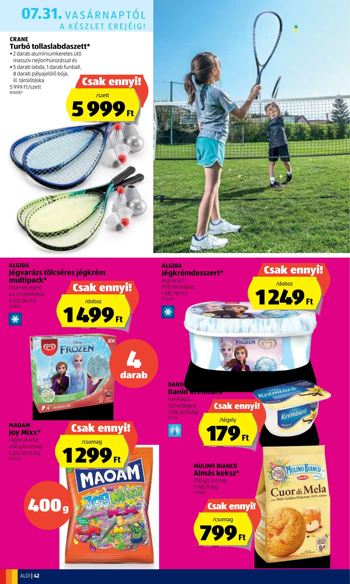 Aldi akciós újság 07.28–08.03 – 42. oldal