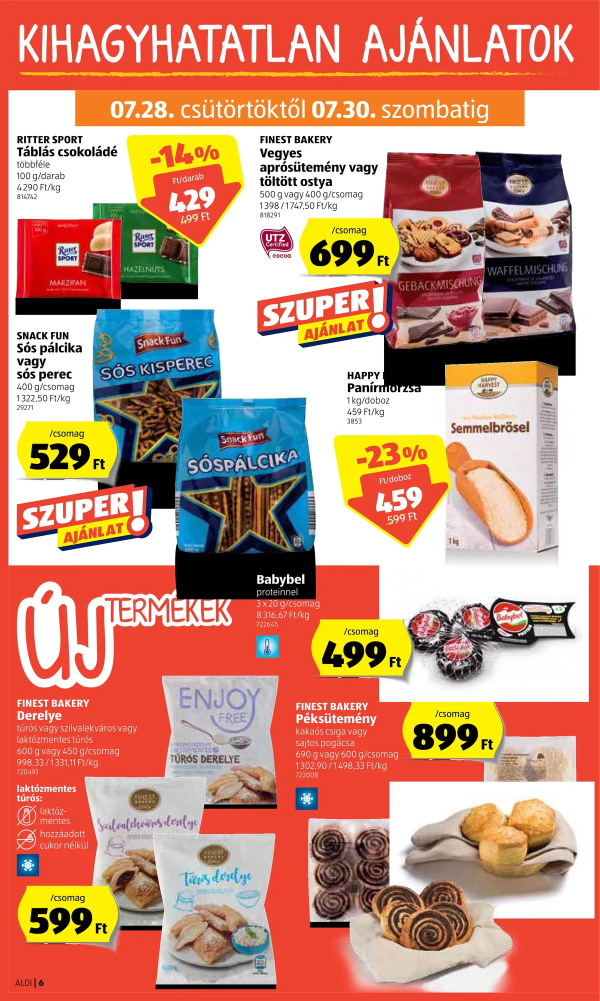 Aldi akciós újság 07.28–08.03 – 6. oldal