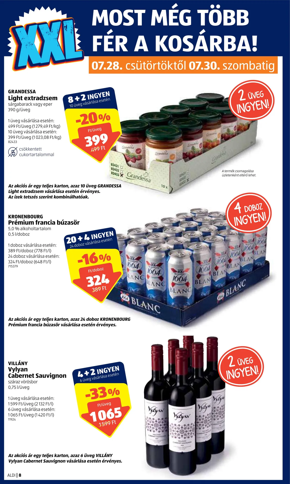 Aldi akciós újság 07.28–08.03 – 8. oldal