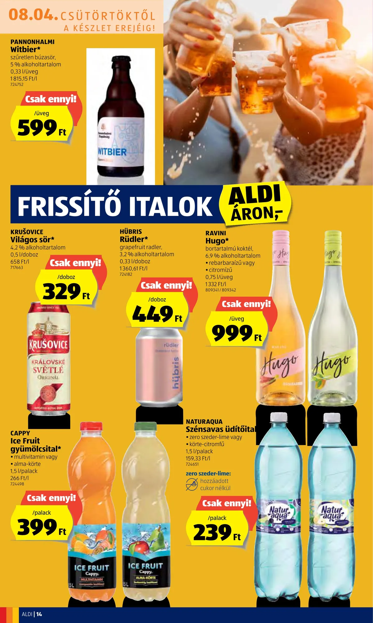 Aldi akciós újság 08.04–08.10 – 14. oldal