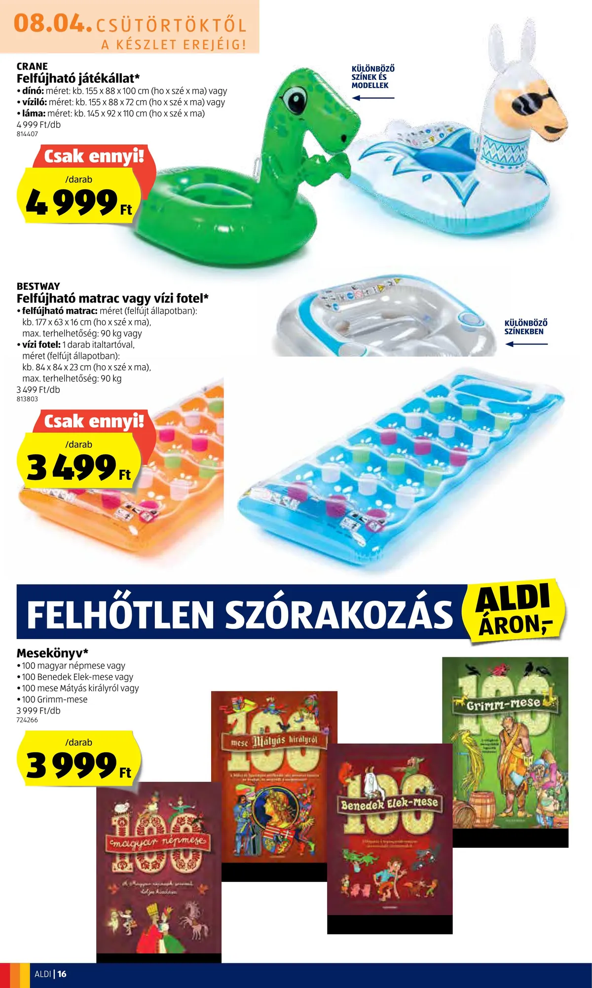 Aldi akciós újság 08.04–08.10 – 16. oldal