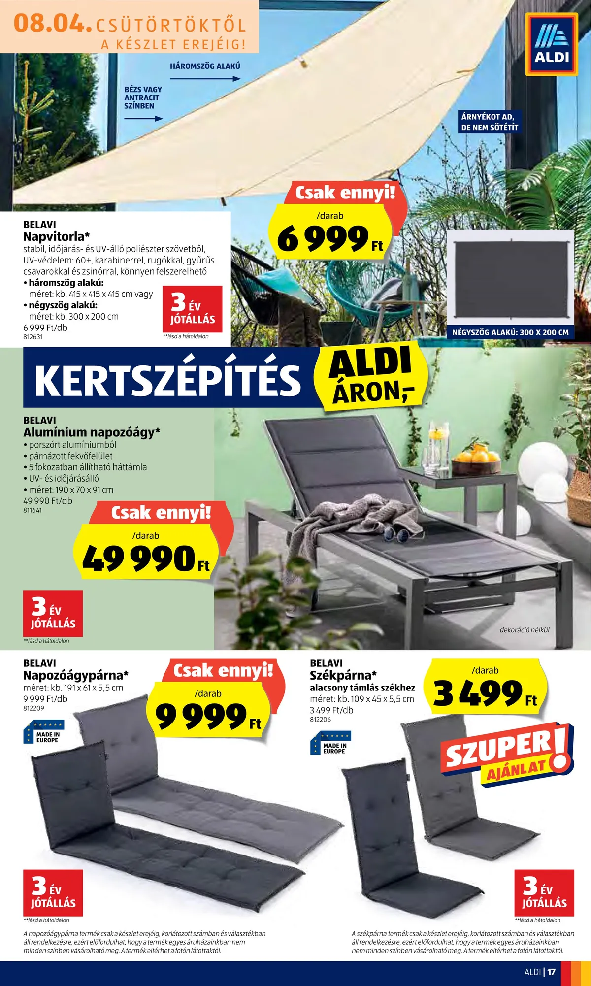 Aldi akciós újság 08.04–08.10 – 17. oldal