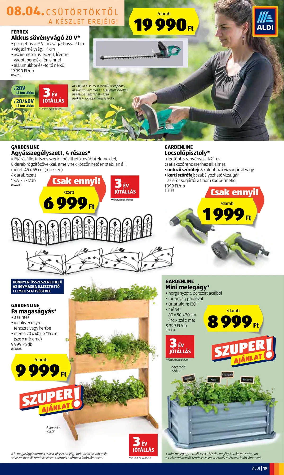 Aldi akciós újság 08.04–08.10 – 19. oldal