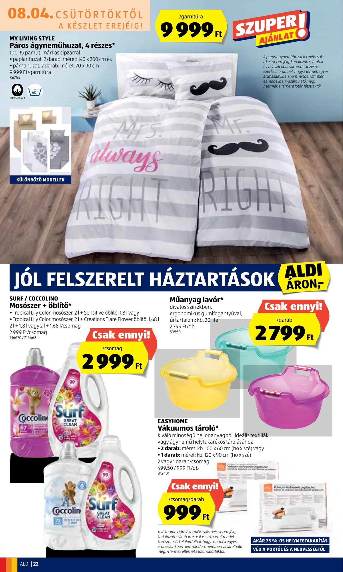 Aldi akciós újság 08.04–08.10 – 22. oldal