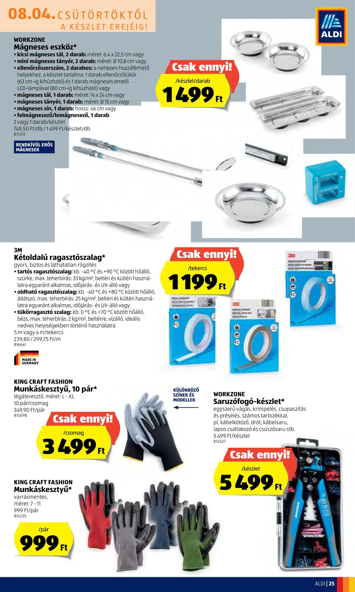 Aldi akciós újság 08.04–08.10 – 25. oldal