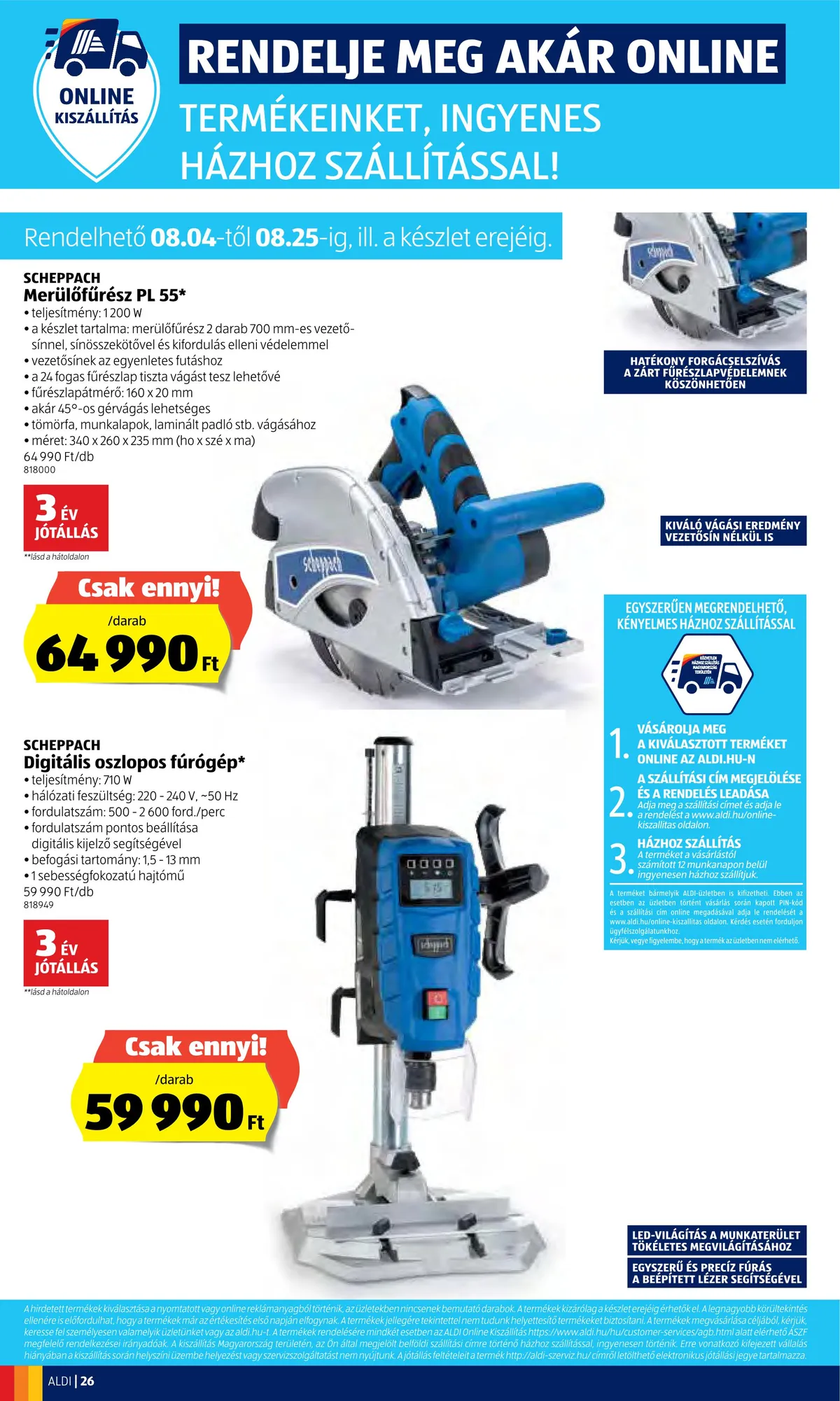 Aldi akciós újság 08.04–08.10 – 26. oldal