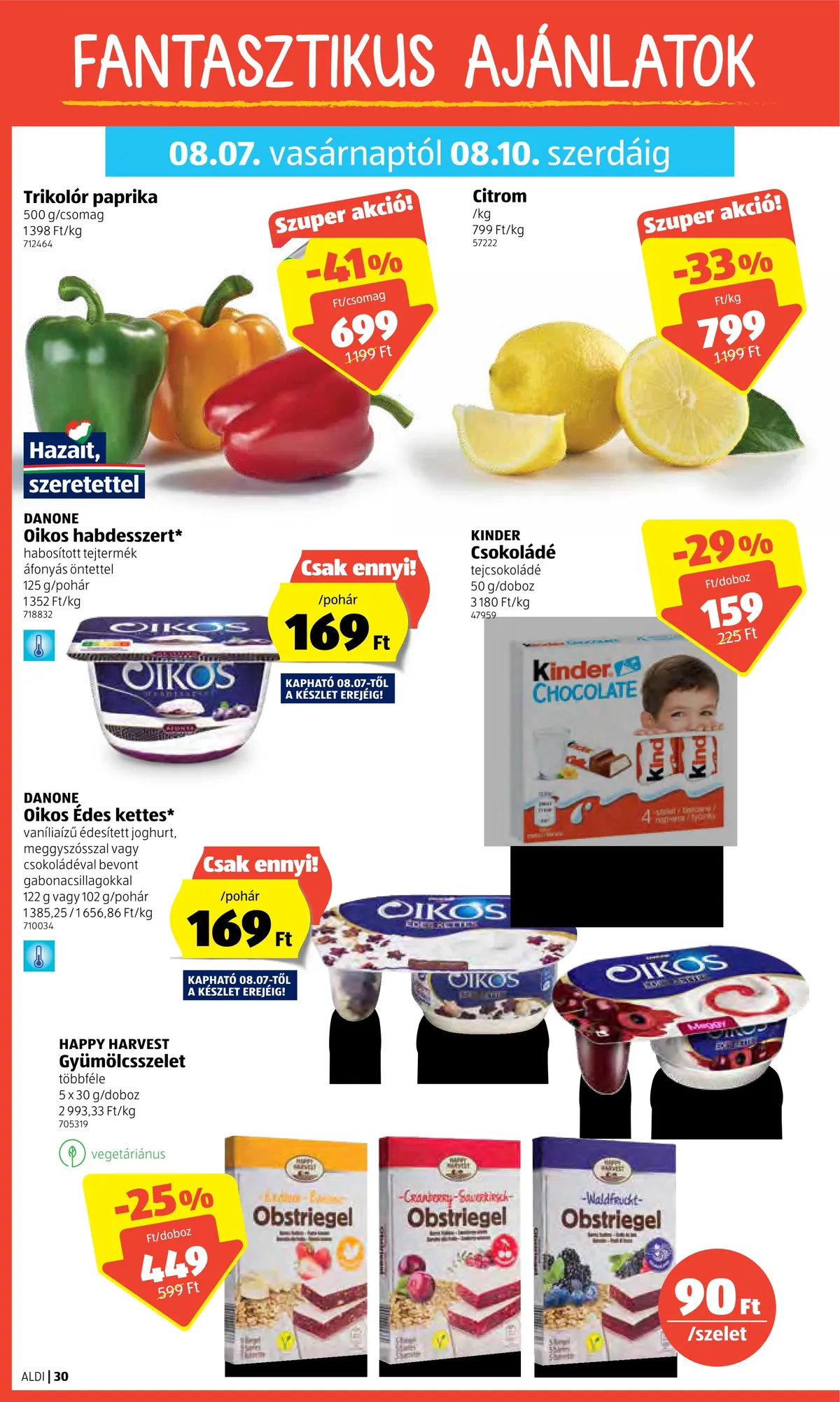 Aldi akciós újság 08.04–08.10 – 30. oldal