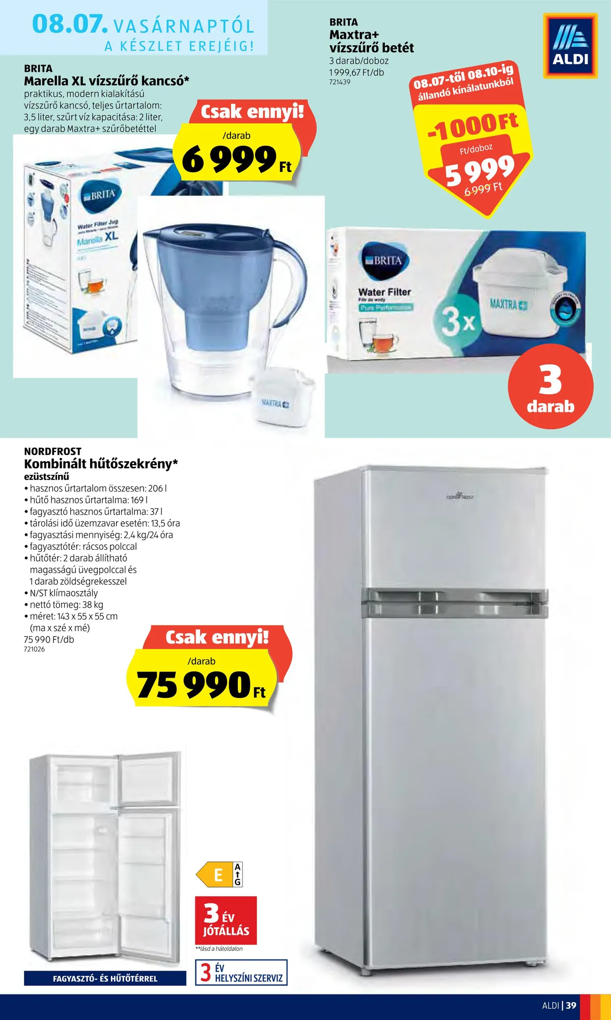 Aldi akciós újság 08.04–08.10 – 39. oldal