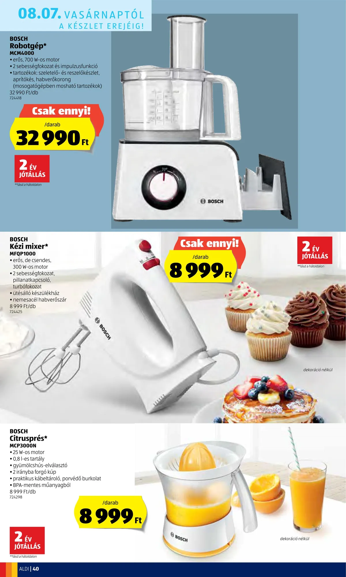 Aldi akciós újság 08.04–08.10 – 40. oldal
