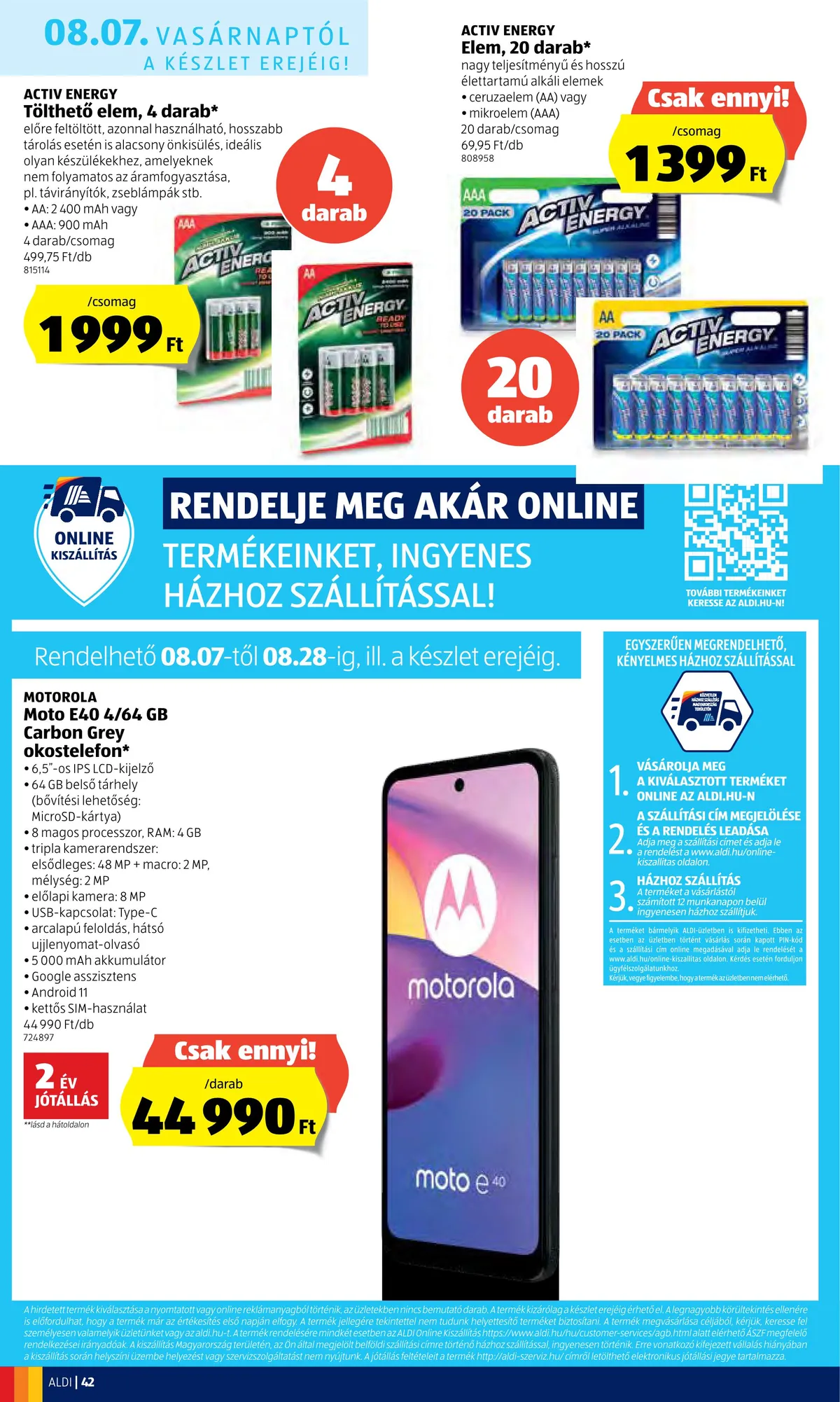 Aldi akciós újság 08.04–08.10 – 42. oldal