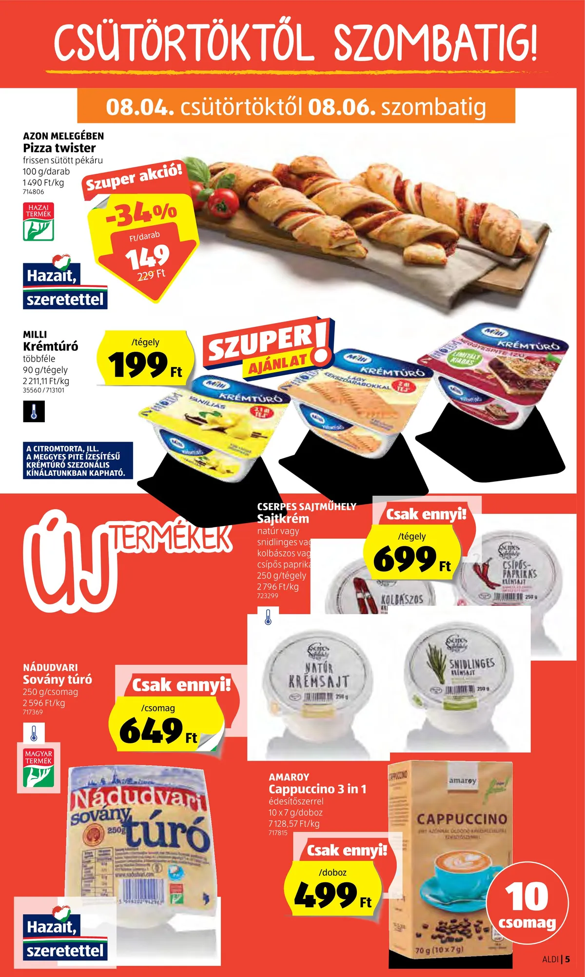 Aldi akciós újság 08.04–08.10 – 5. oldal