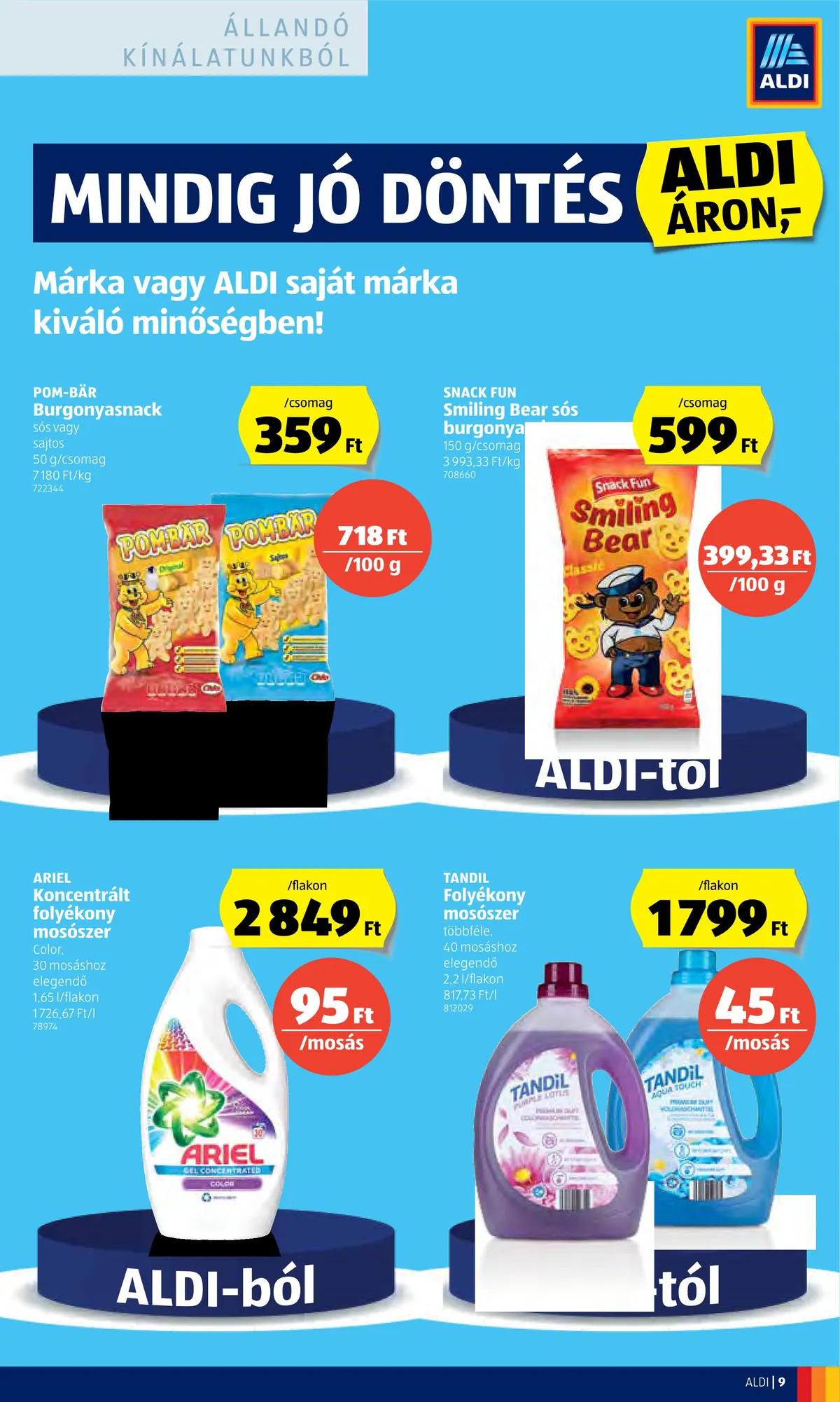 Aldi akciós újság 08.04–08.10 – 9. oldal