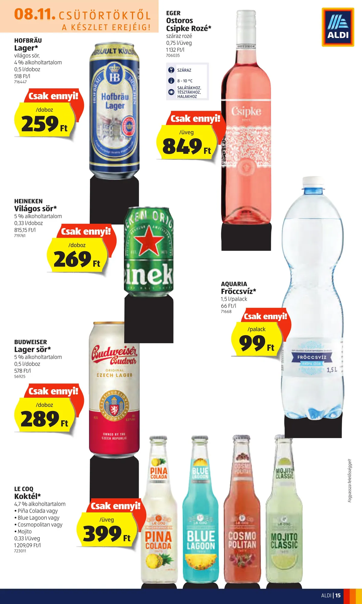 Aldi akciós újság 08.11–08.17 – 15. oldal