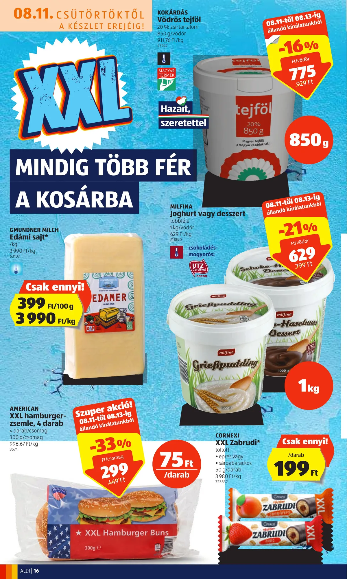 Aldi akciós újság 08.11–08.17 – 16. oldal
