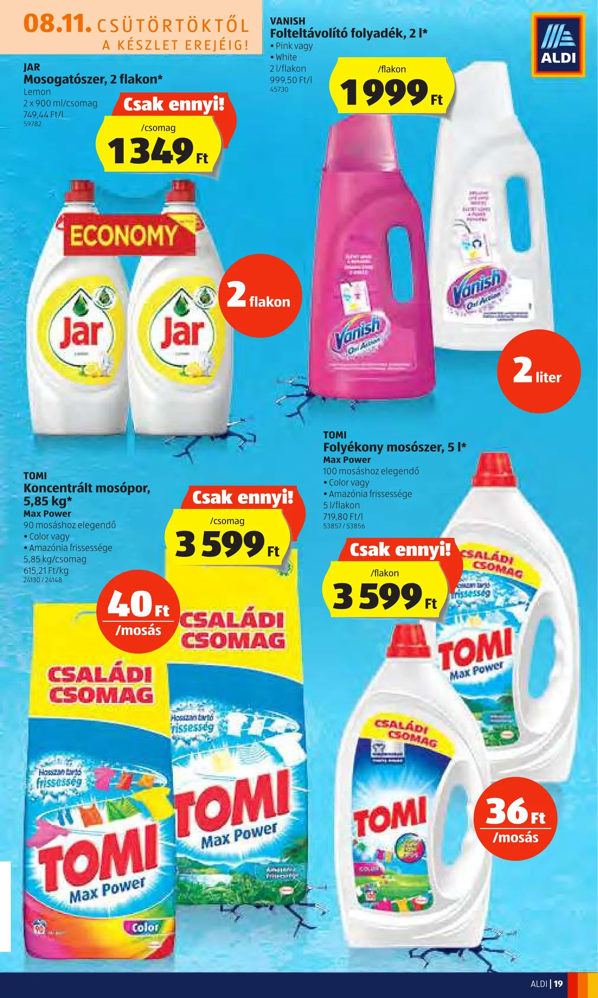 Aldi akciós újság 08.11–08.17 – 19. oldal