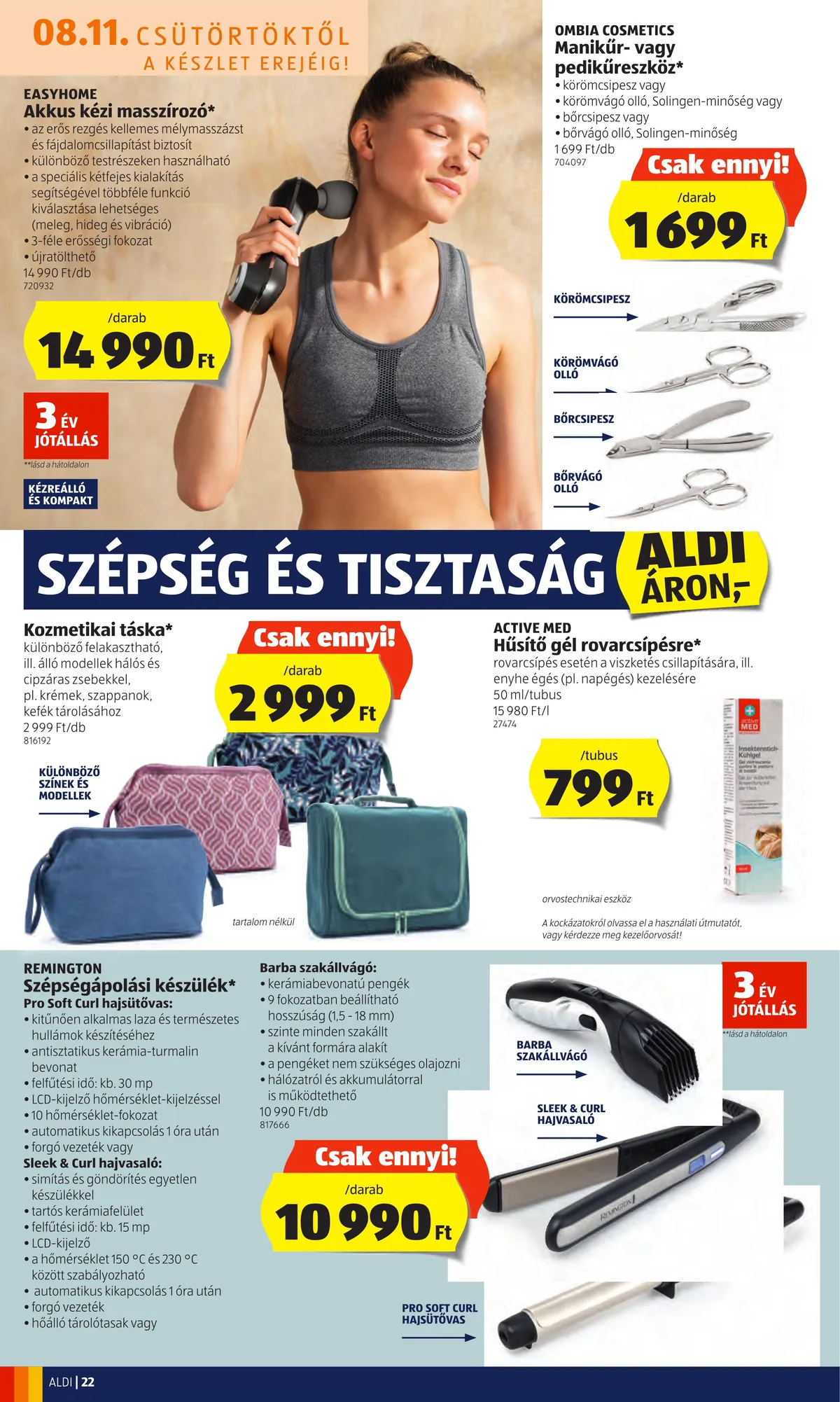 Aldi akciós újság 08.11–08.17 – 22. oldal