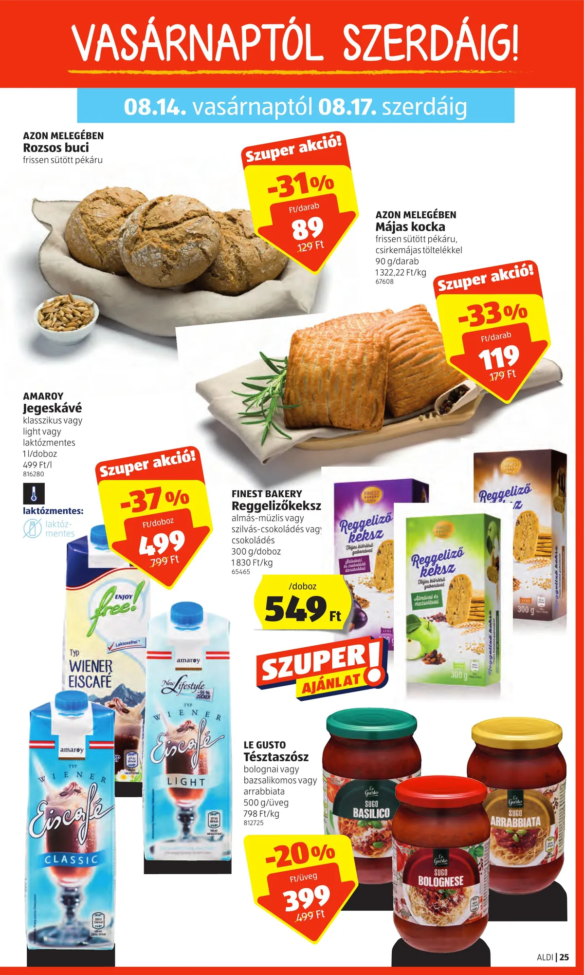 Aldi akciós újság 08.11–08.17 – 25. oldal