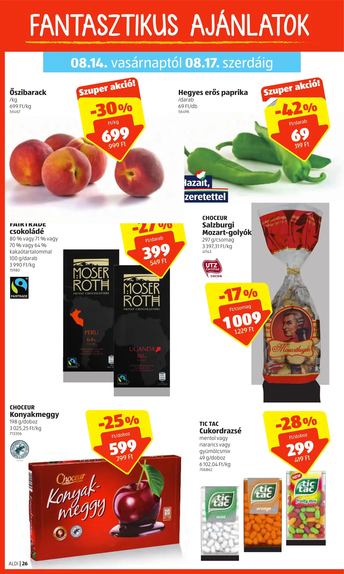 Aldi akciós újság 08.11–08.17 – 26. oldal
