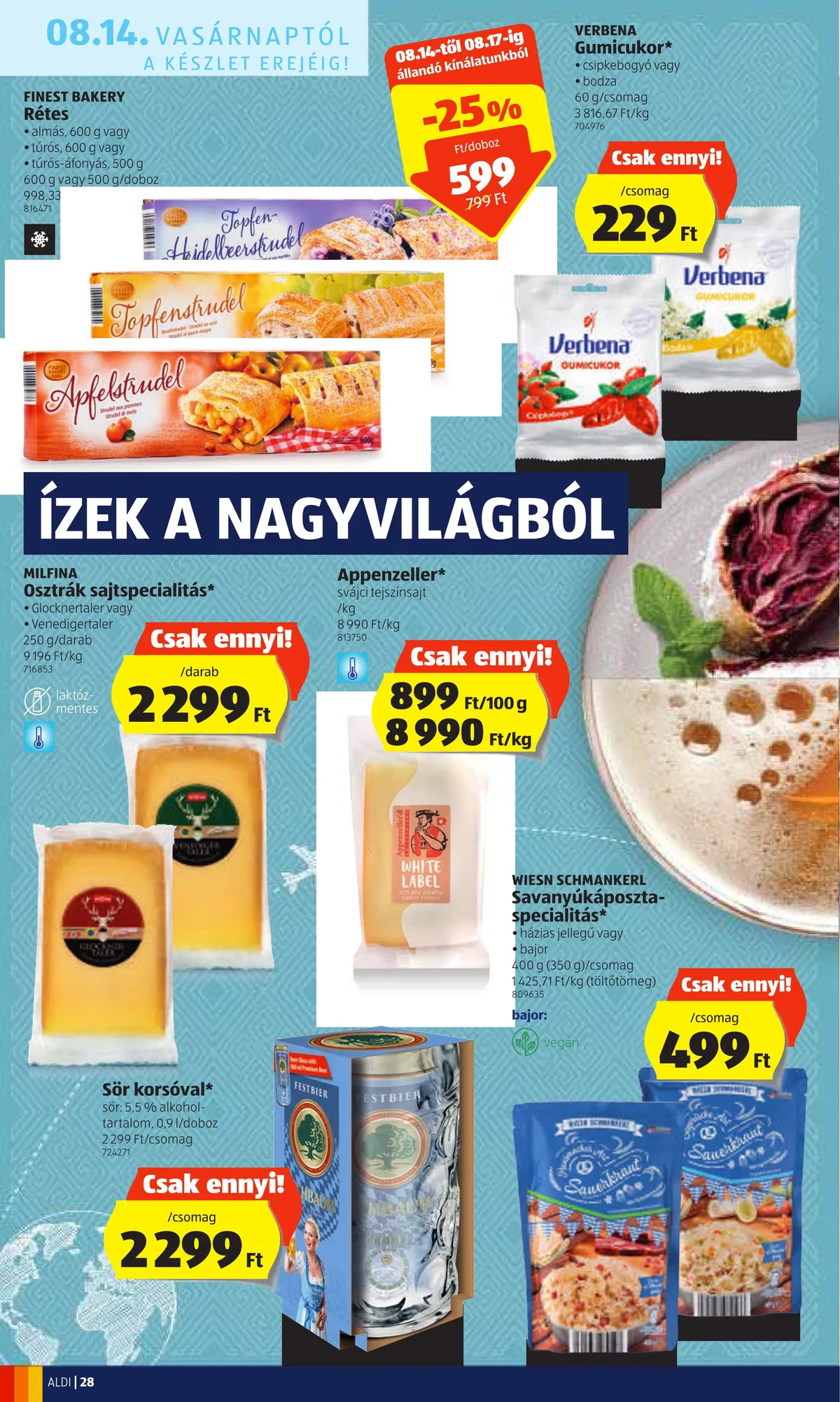 Aldi akciós újság 08.11–08.17 – 28. oldal