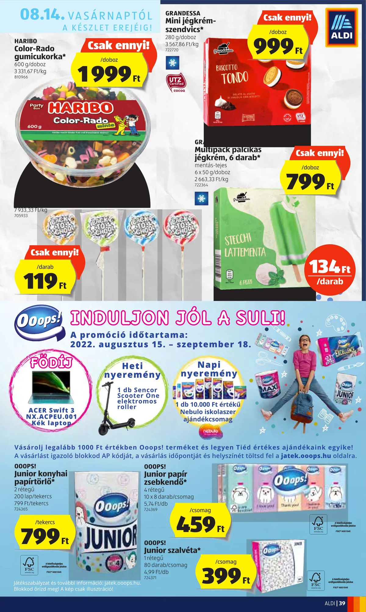 Aldi akciós újság 08.11–08.17 – 39. oldal