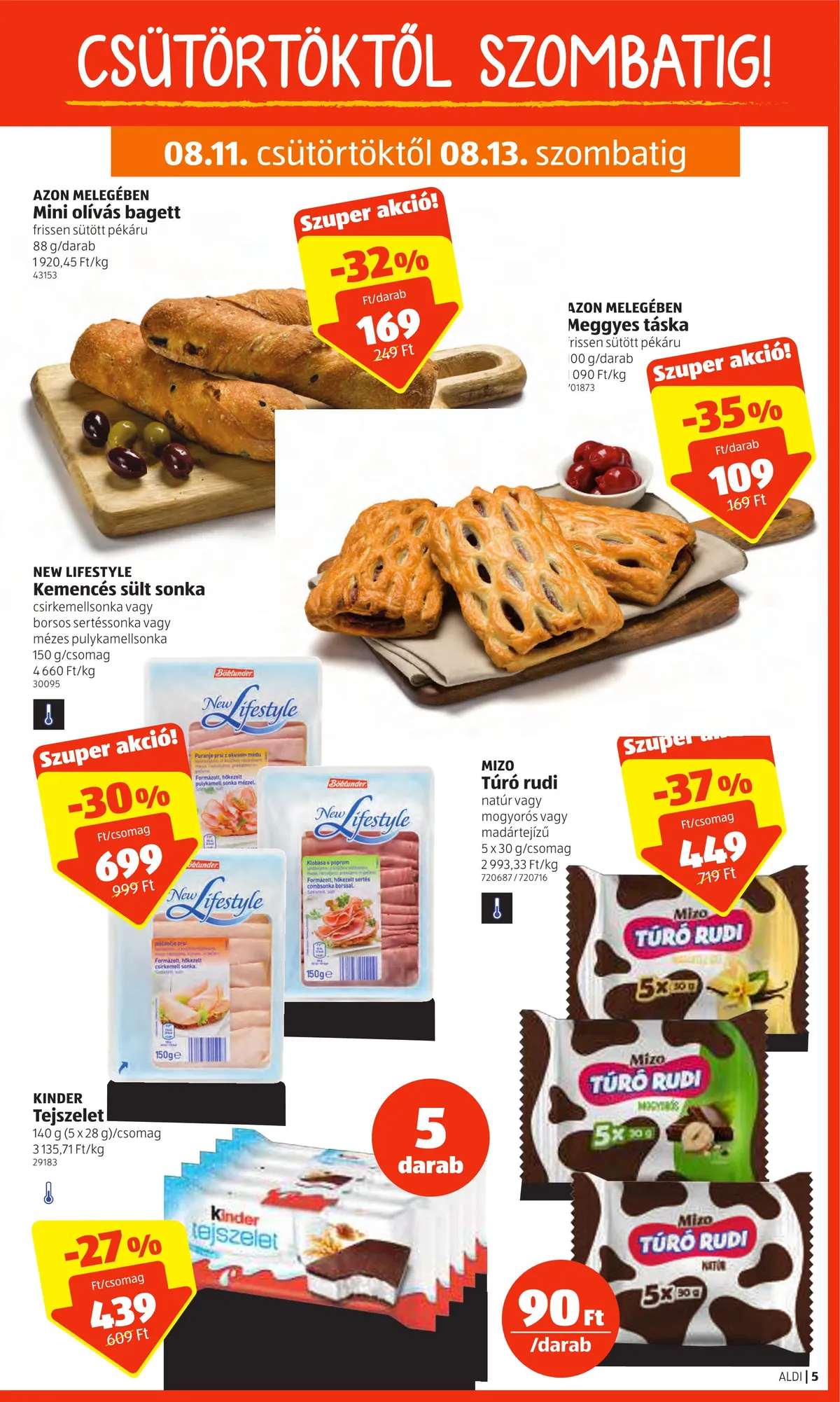 Aldi akciós újság 08.11–08.17 – 5. oldal