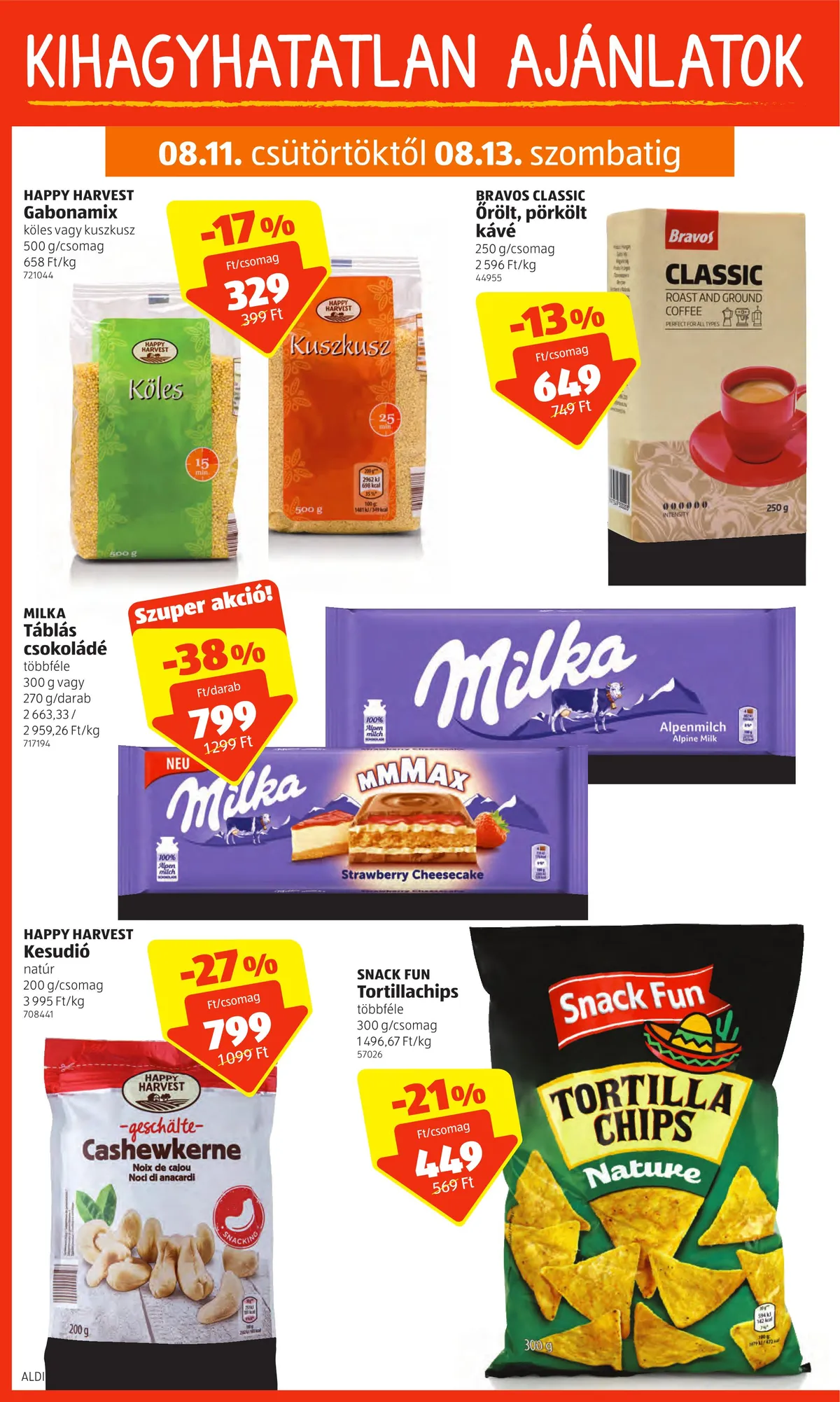 Aldi akciós újság 08.11–08.17 – 6. oldal