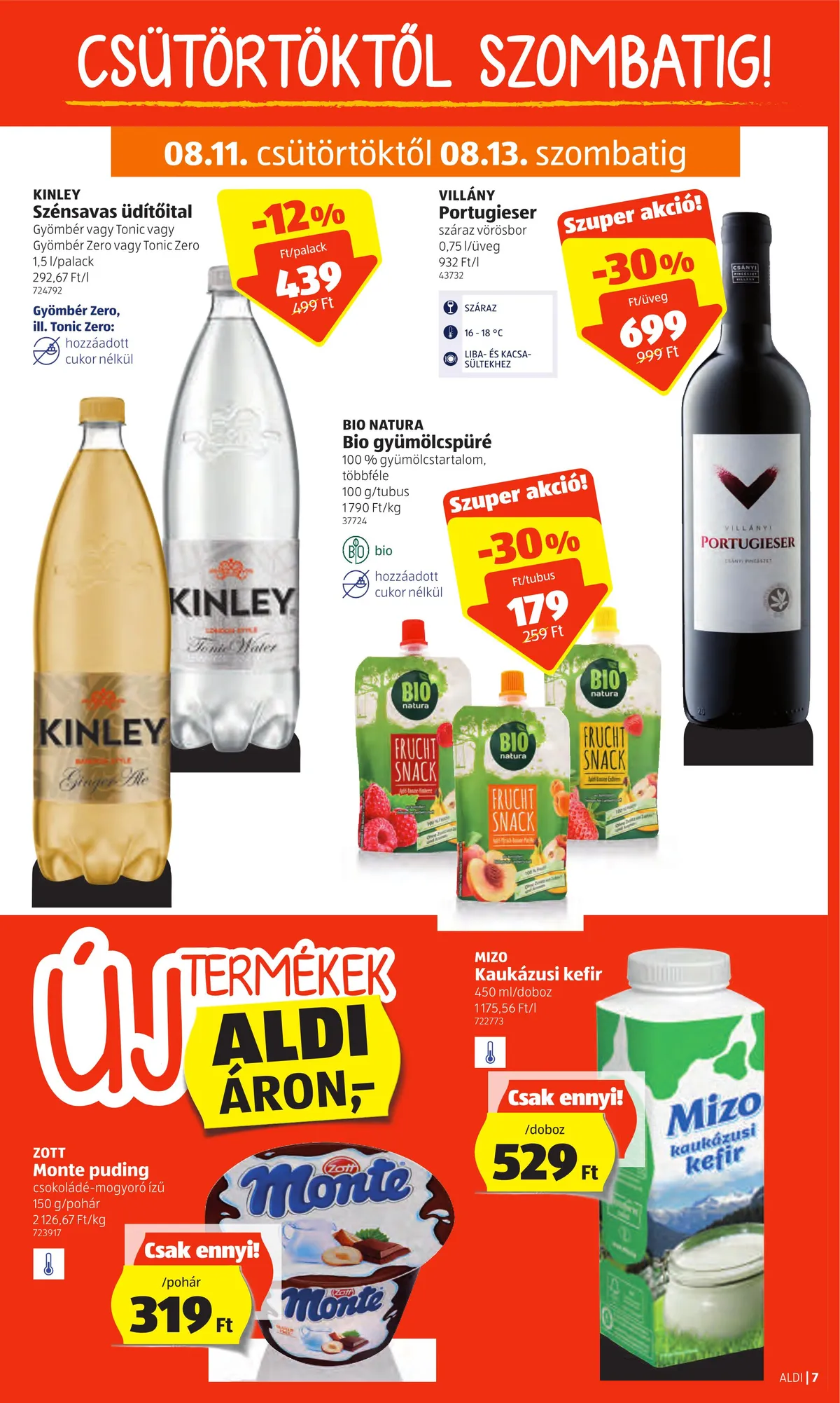 Aldi akciós újság 08.11–08.17 – 7. oldal