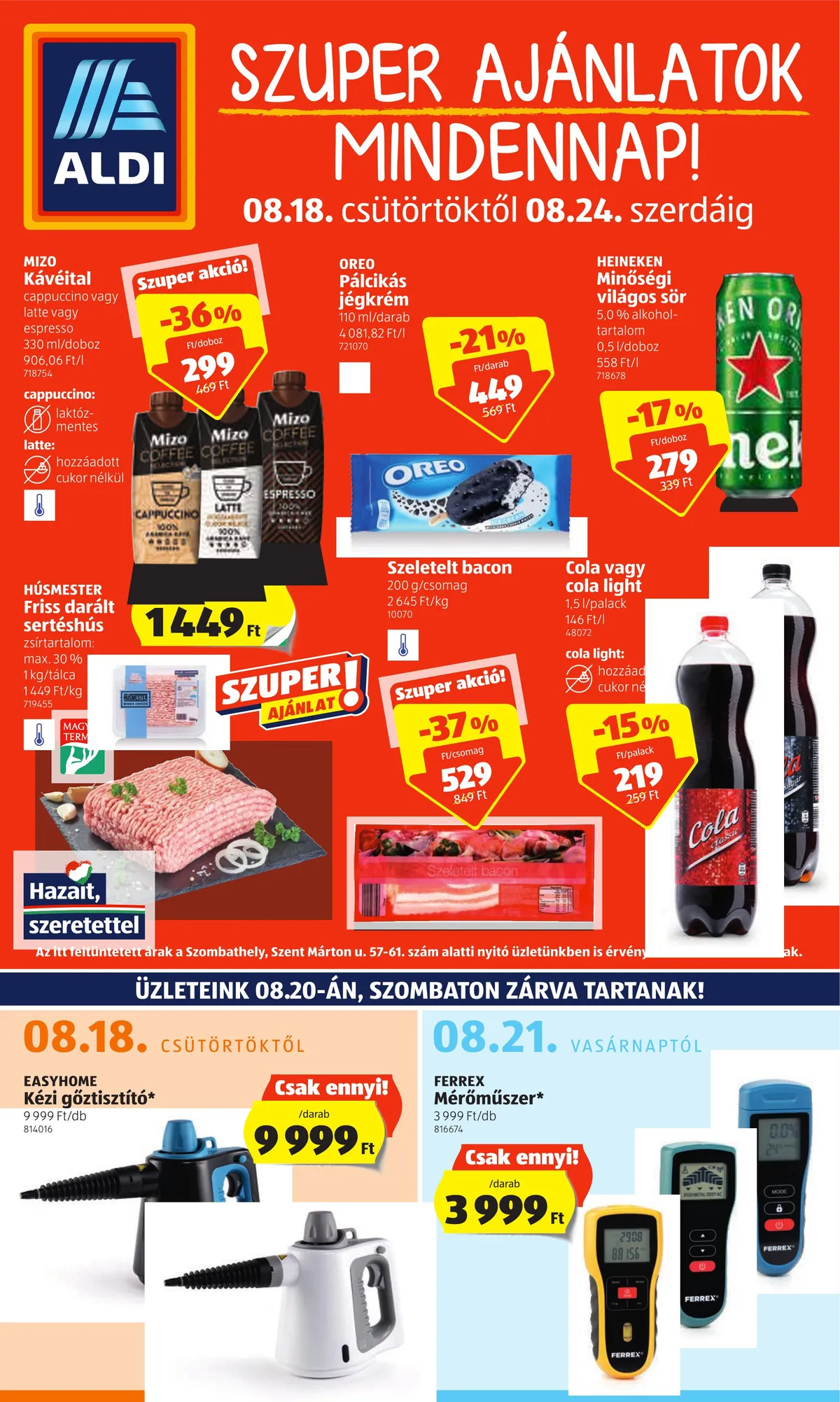 Aldi akciós újság 08.18–08.24