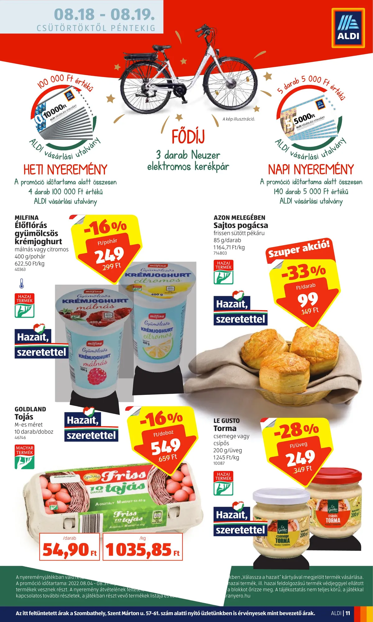 Aldi akciós újság 08.18–08.24 – 11. oldal