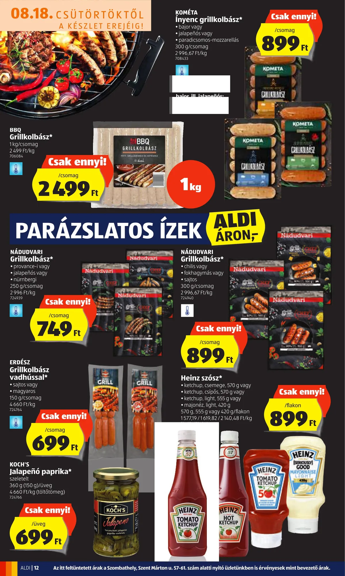Aldi akciós újság 08.18–08.24 – 12. oldal