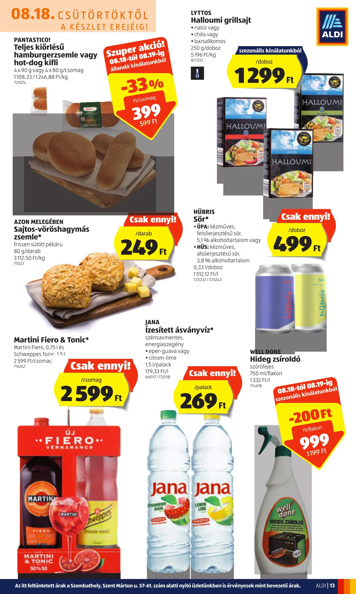 Aldi akciós újság 08.18–08.24 – 13. oldal