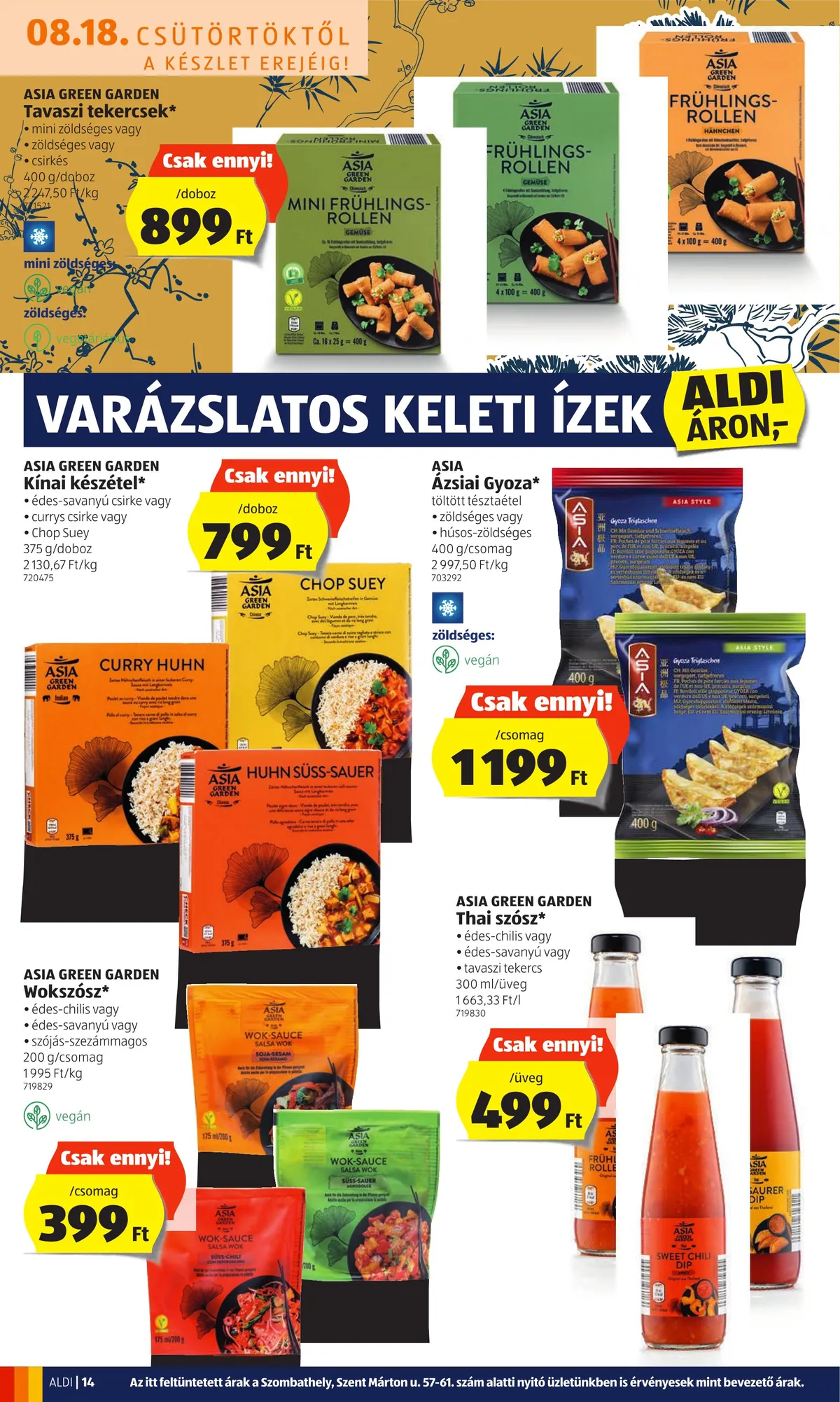 Aldi akciós újság 08.18–08.24 – 14. oldal