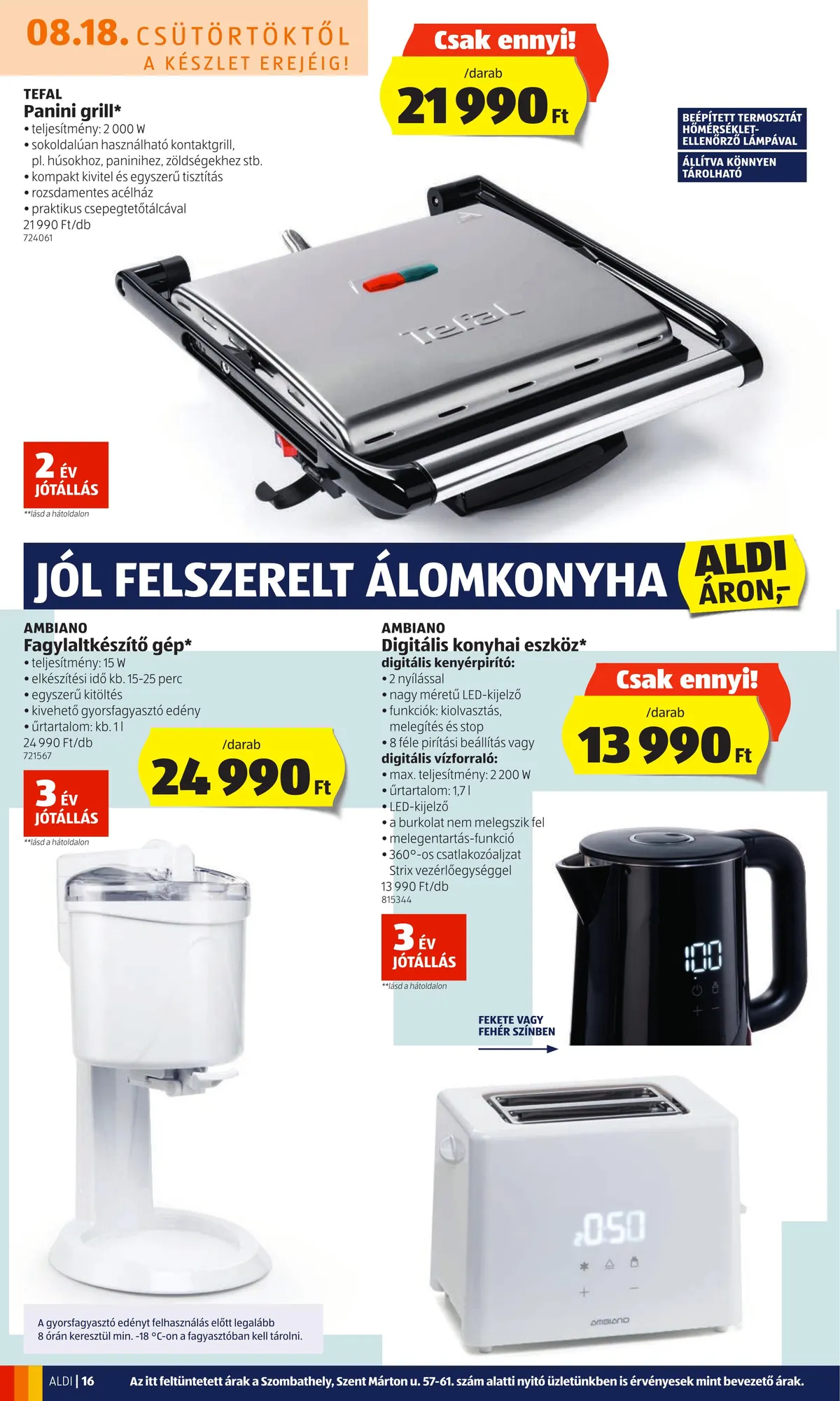 Aldi akciós újság 08.18–08.24 – 16. oldal