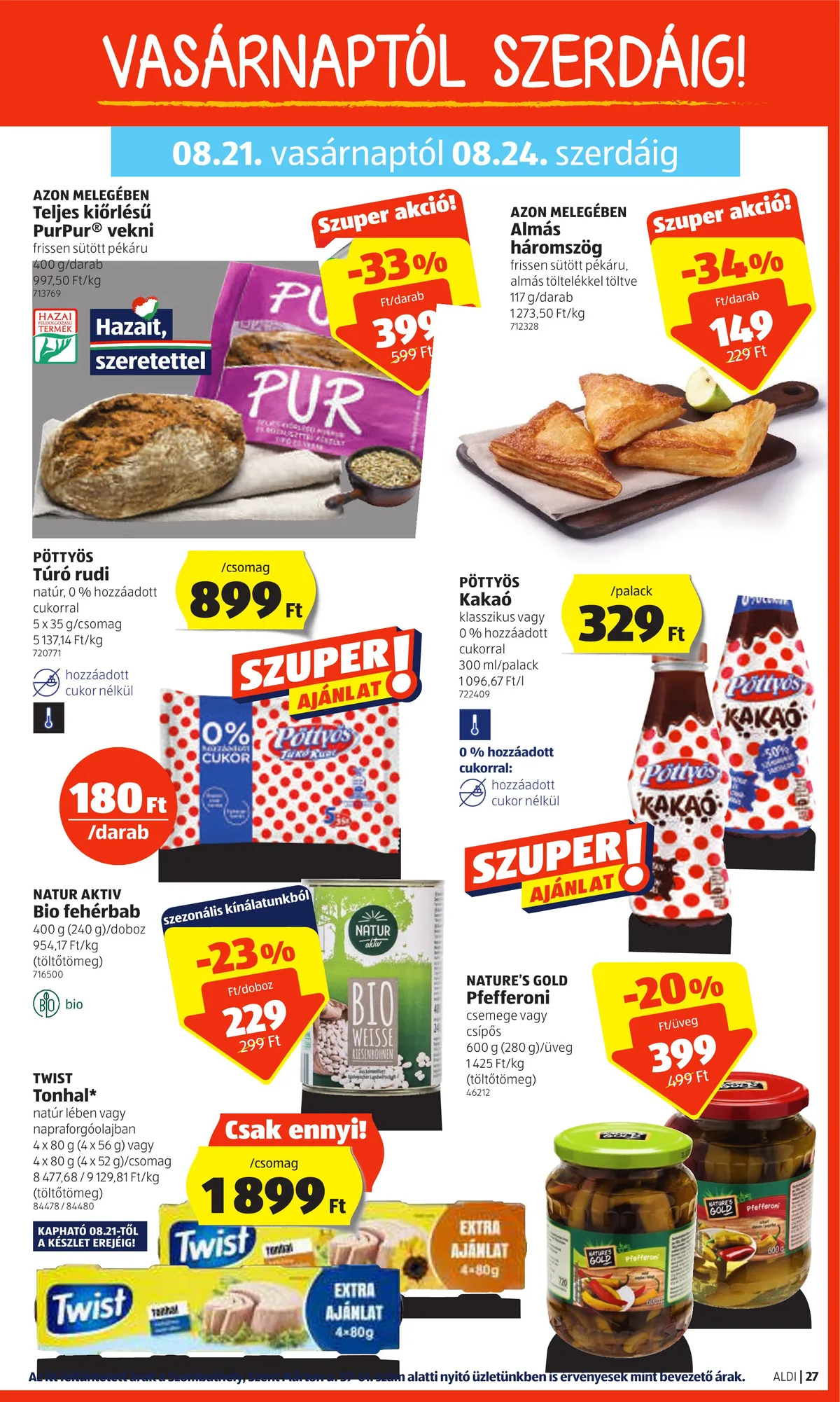 Aldi akciós újság 08.18–08.24 – 27. oldal