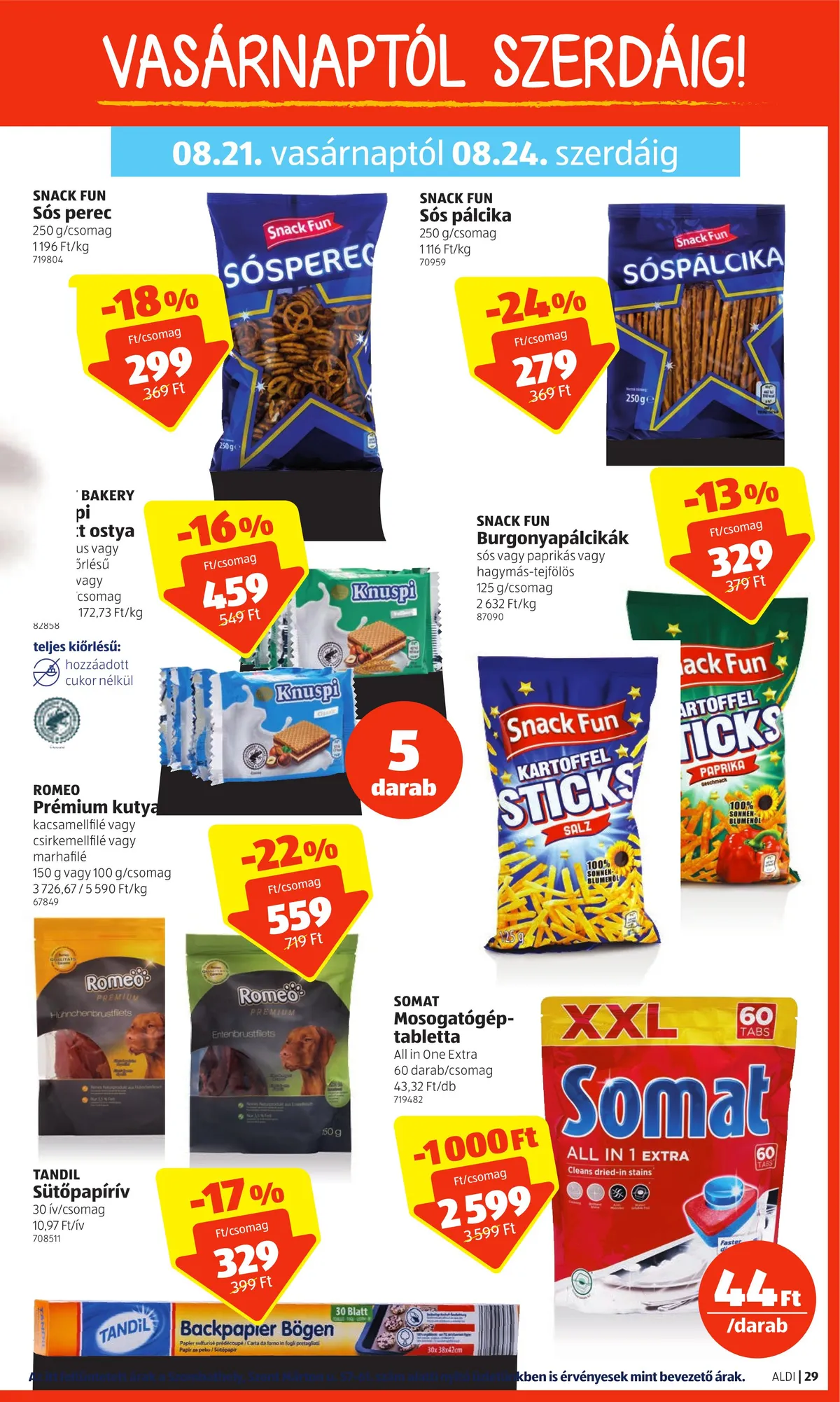 Aldi akciós újság 08.18–08.24 – 29. oldal