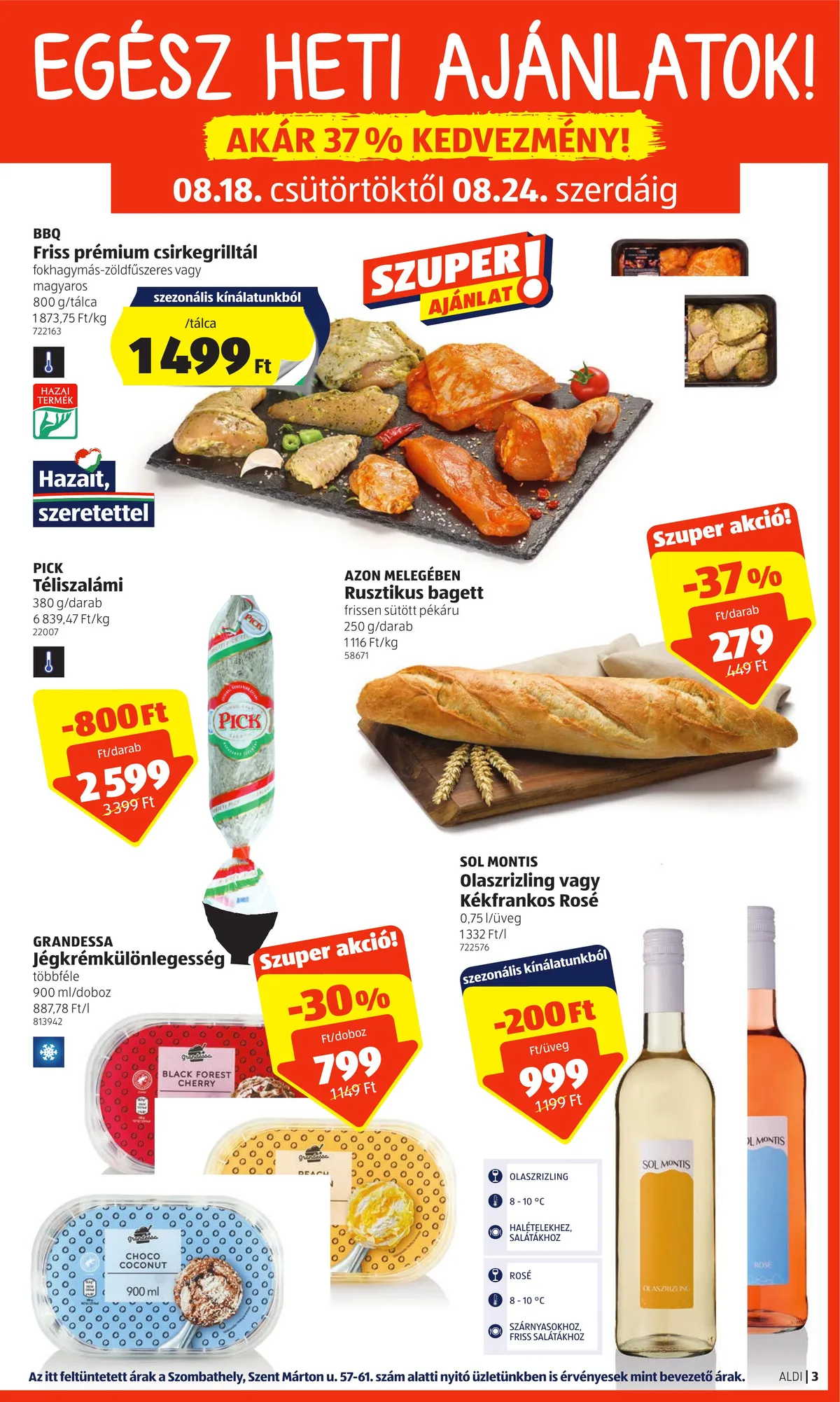 Aldi akciós újság 08.18–08.24 – 3. oldal