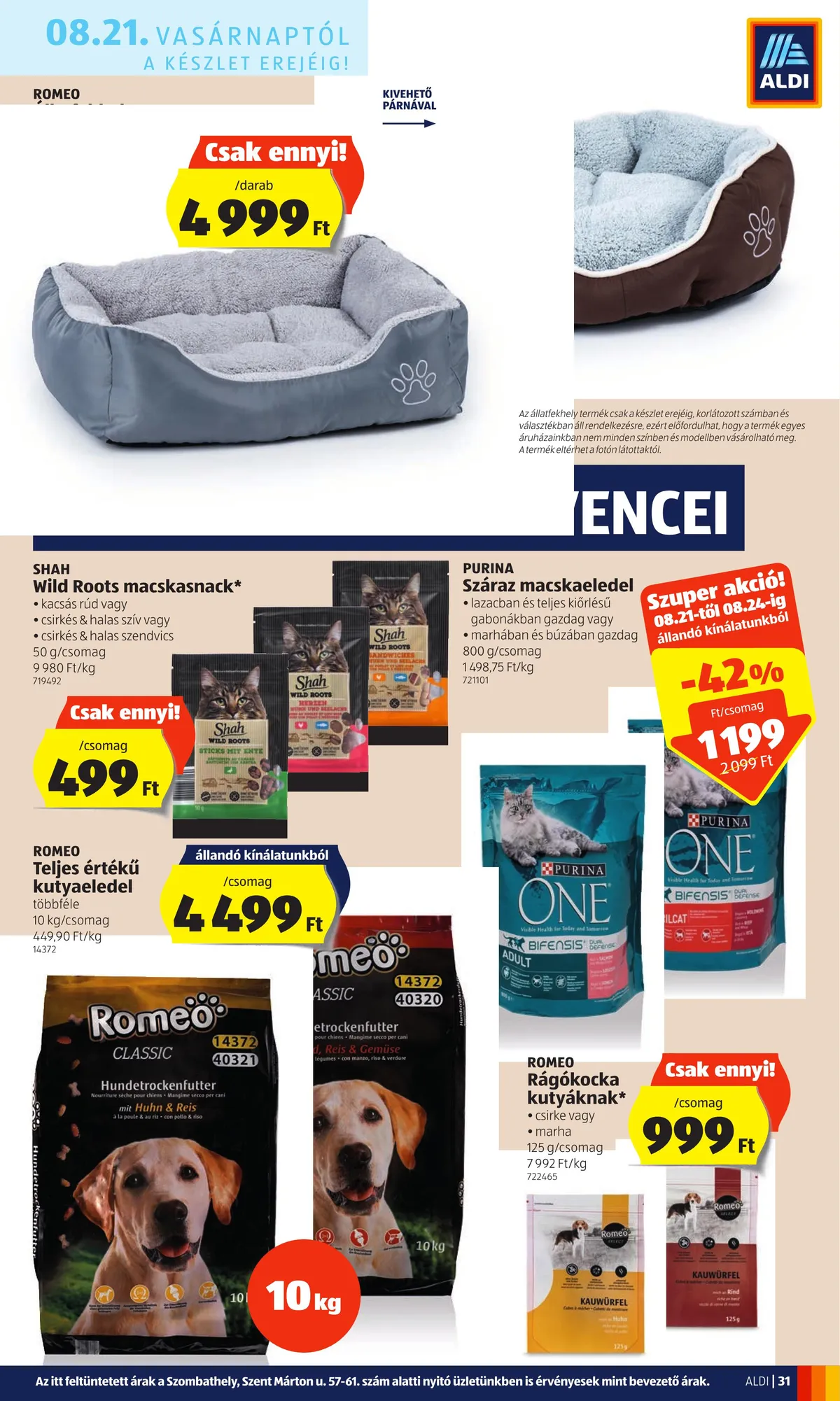 Aldi akciós újság 08.18–08.24 – 31. oldal