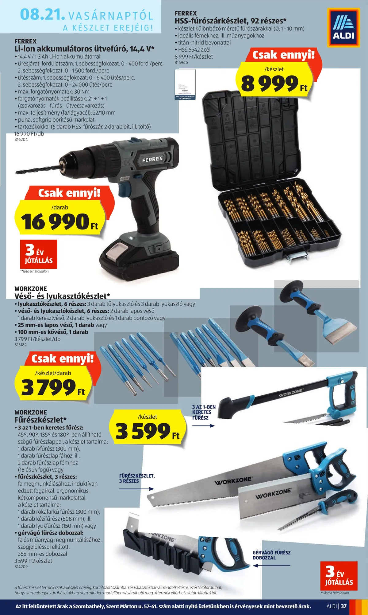 Aldi akciós újság 08.18–08.24 – 37. oldal