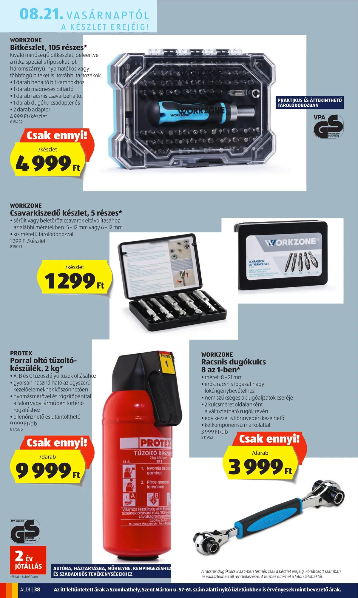 Aldi akciós újság 08.18–08.24 – 38. oldal