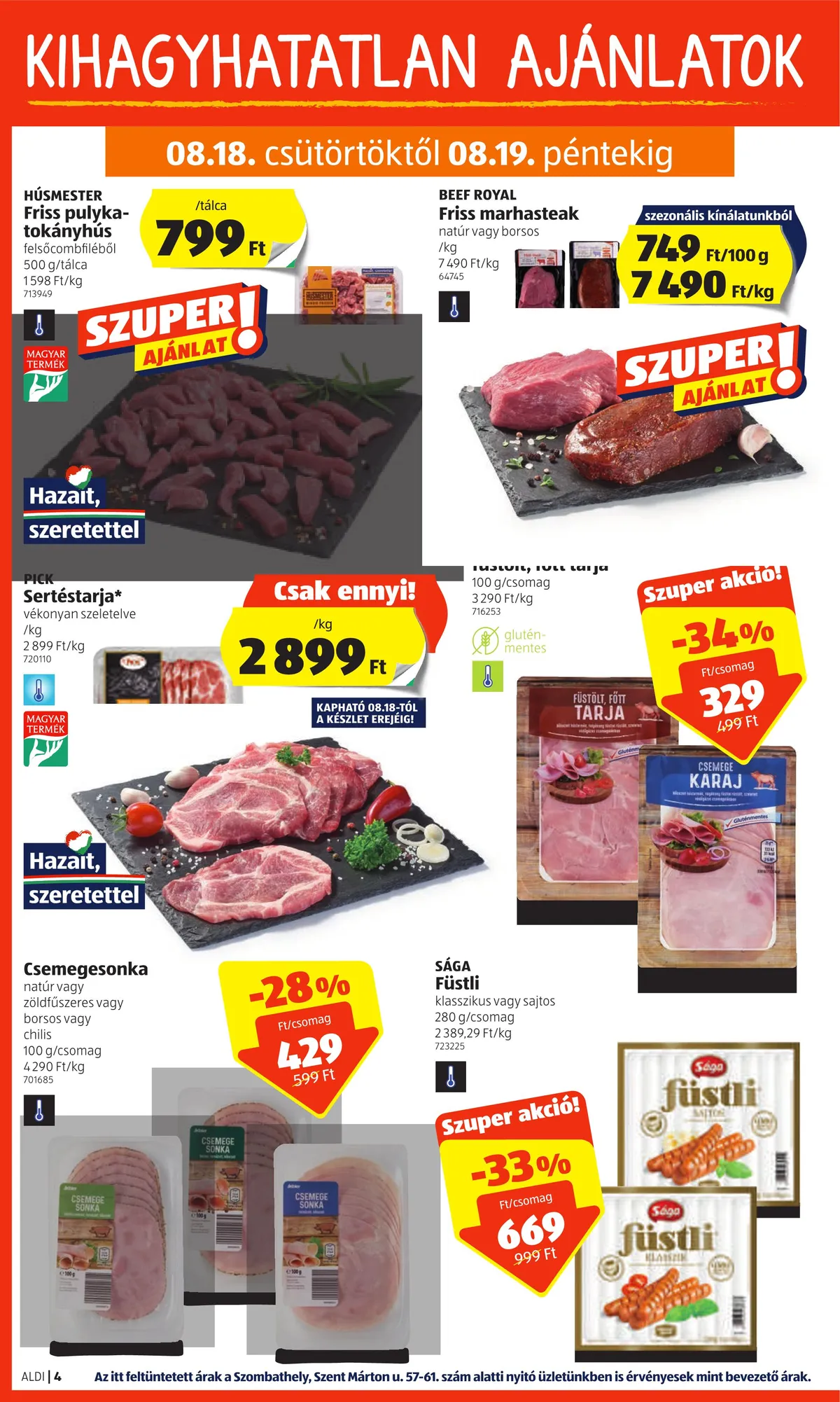 Aldi akciós újság 08.18–08.24 – 4. oldal