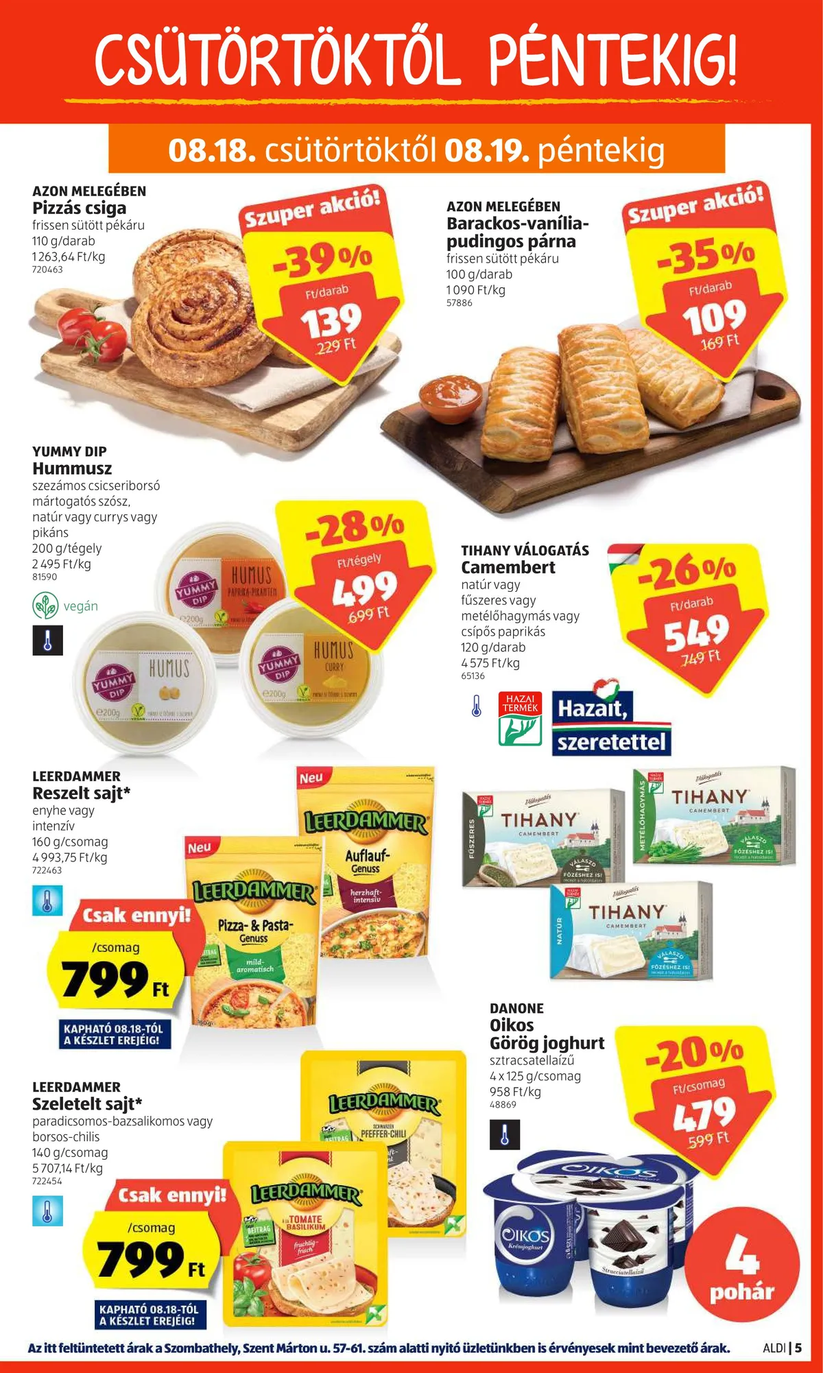 Aldi akciós újság 08.18–08.24 – 5. oldal
