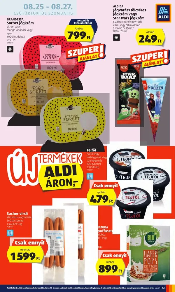Aldi akciós újság 08.25–08.31 – 13. oldal