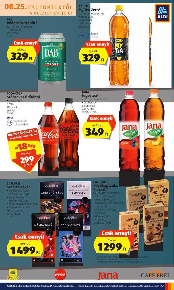 Aldi akciós újság 08.25–08.31 – 17. oldal